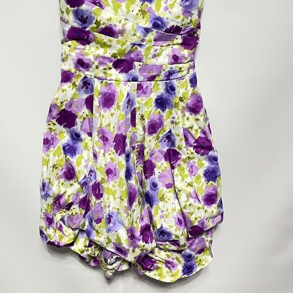 Floral Bubble Dress Junior’s Size 1 spaghetti strap - Picture 14 of 17